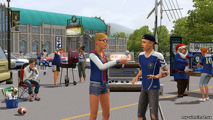 Три гемплей-відео The Sims 3 Студентська Життя