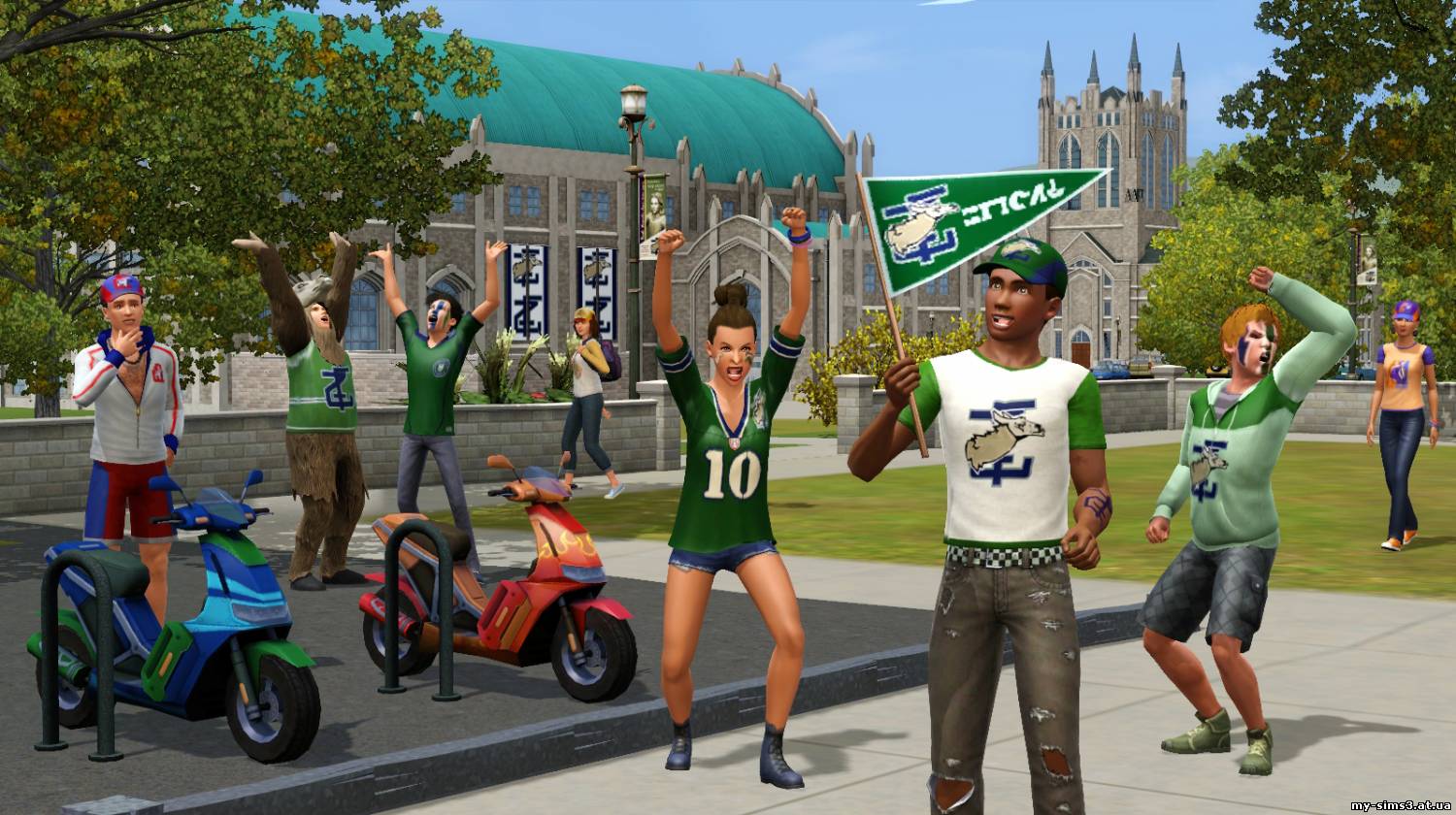 Перша добірка фактів The Sims 3 Студентське Життя